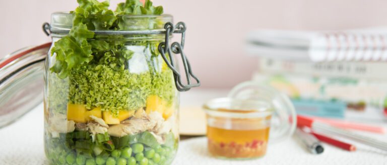 Broccoli in a jar