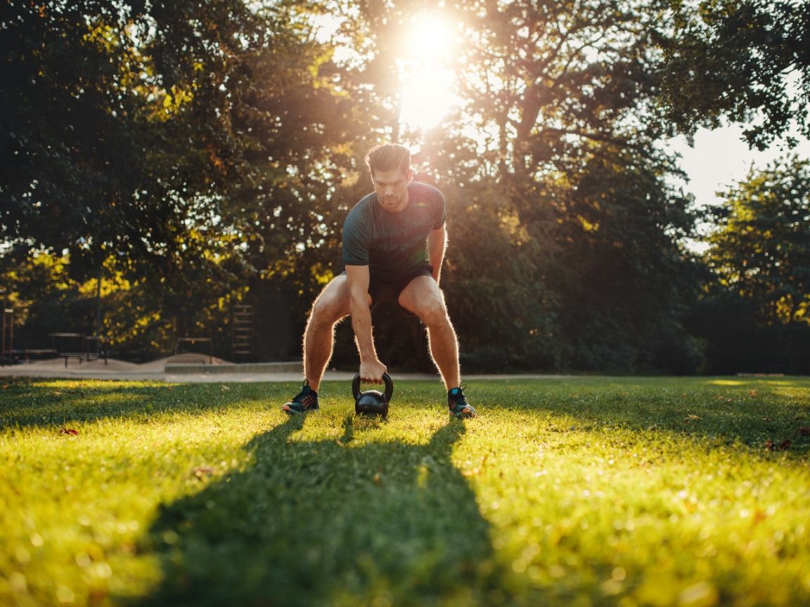 Personal training mannen